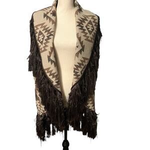 Cripple Creek | Women's Aztec Southwest Navajo Western Rodeo Vest Sz M